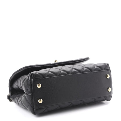 Chanel Caviar Quilted Mini Coco Handle Flap Black 4 of 11
