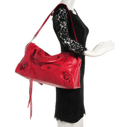 Balenciaga Agneau Classic Hardware Part Time Sang 2 of 13