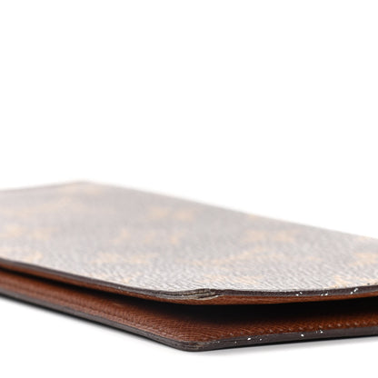 Louis Vuitton Monogram Simple Checkbook Holder Wallet Cover 9 of 17