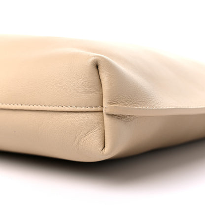 Saint Laurent Calfskin Medium Suzanne Hobo Beige 10 of 10
