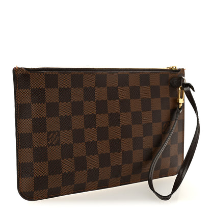 Louis Vuitton Damier Ebene Neverfull MM GM Pochette 3 of 8