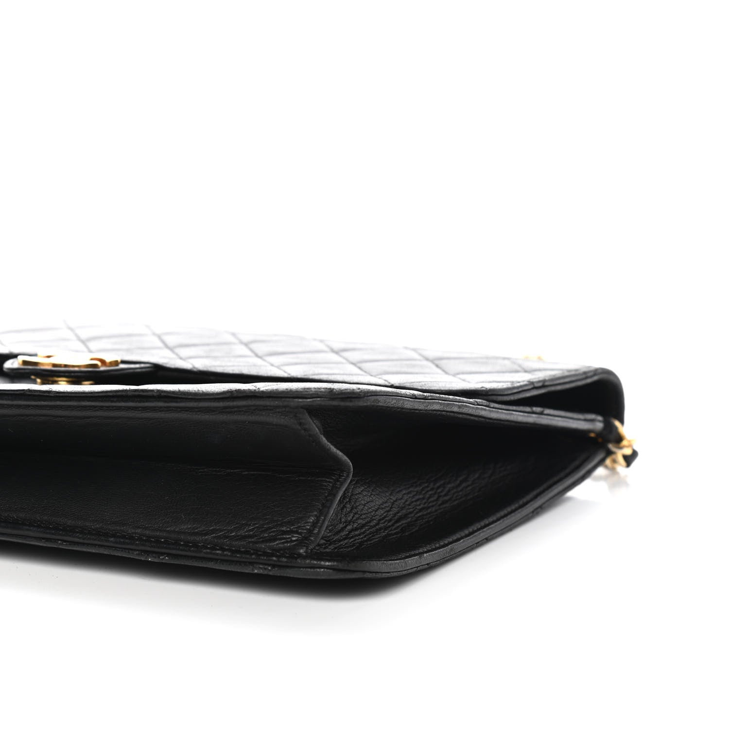 Chanel Lambskin Quilted Medium Single Flap Black 9 of 9