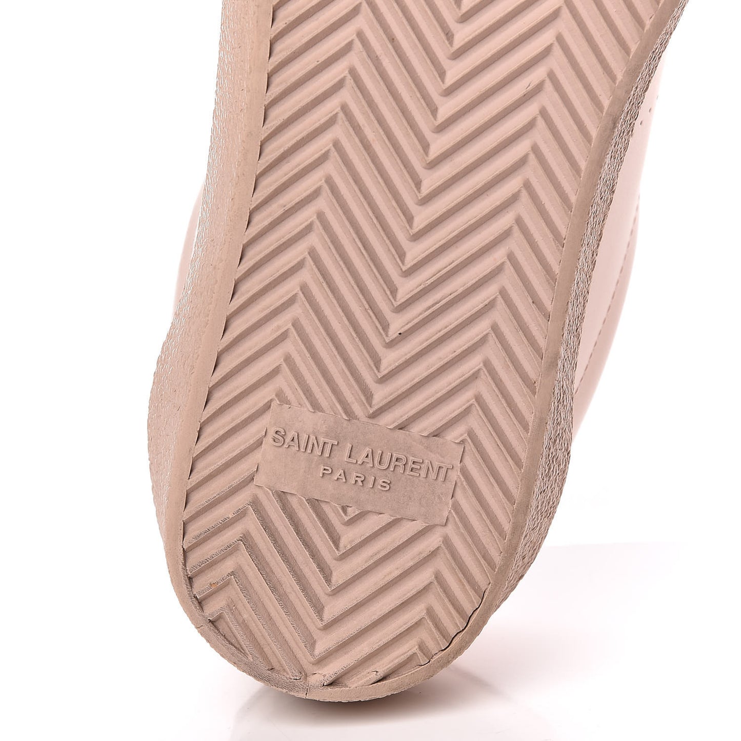 Calfskin Womens Signature Court SL/06 Sneakers 37 Light Pink