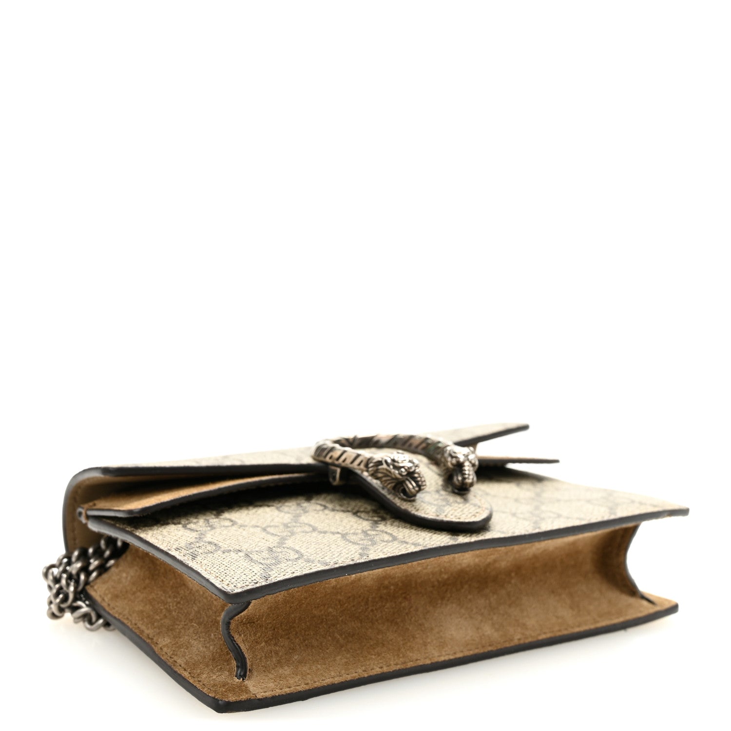 Gucci GG Supreme Monogram Super Mini Dionysus Shoulder Bag Taupe 4 of 10