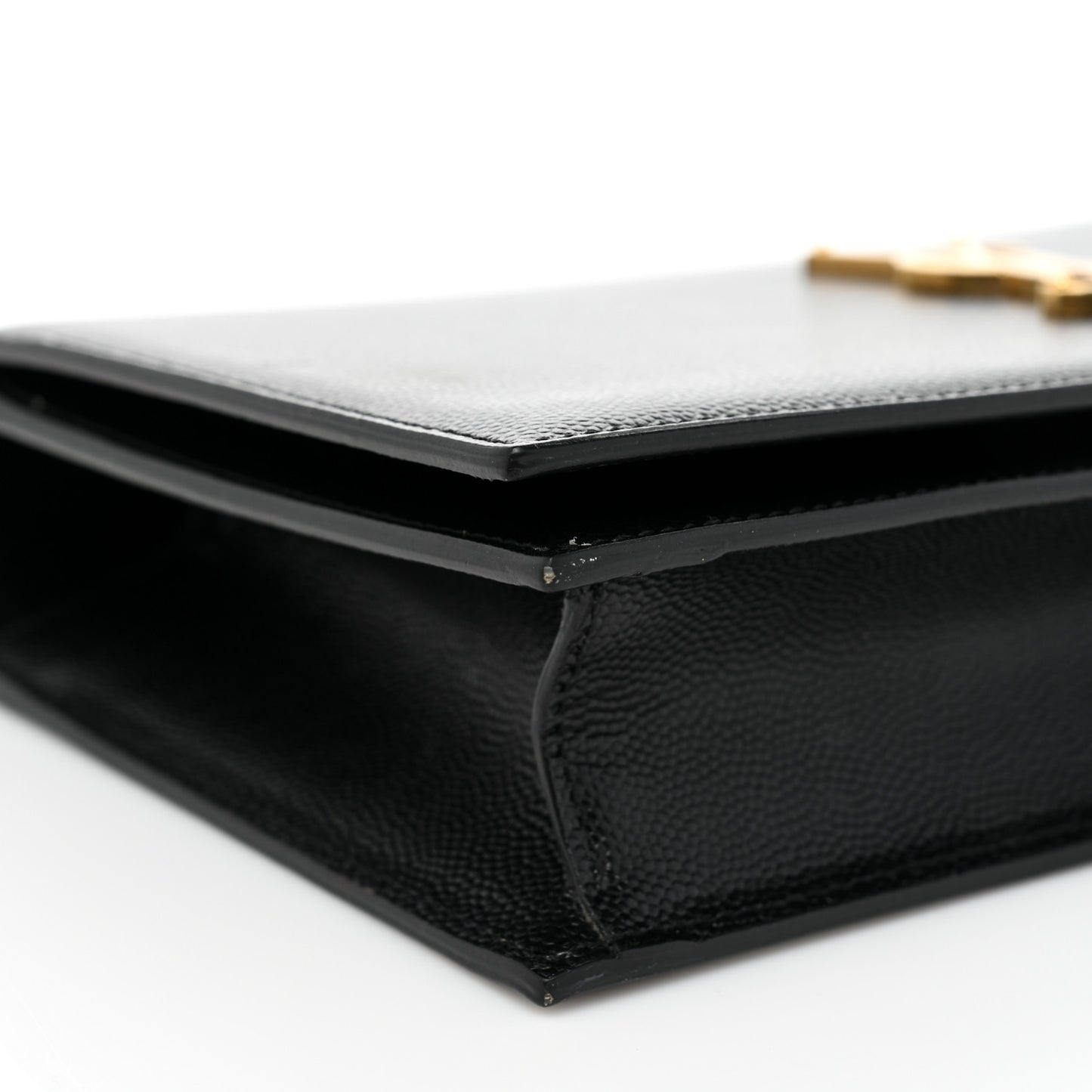 Grain De Poudre Classic Monogram Kate Clutch Black