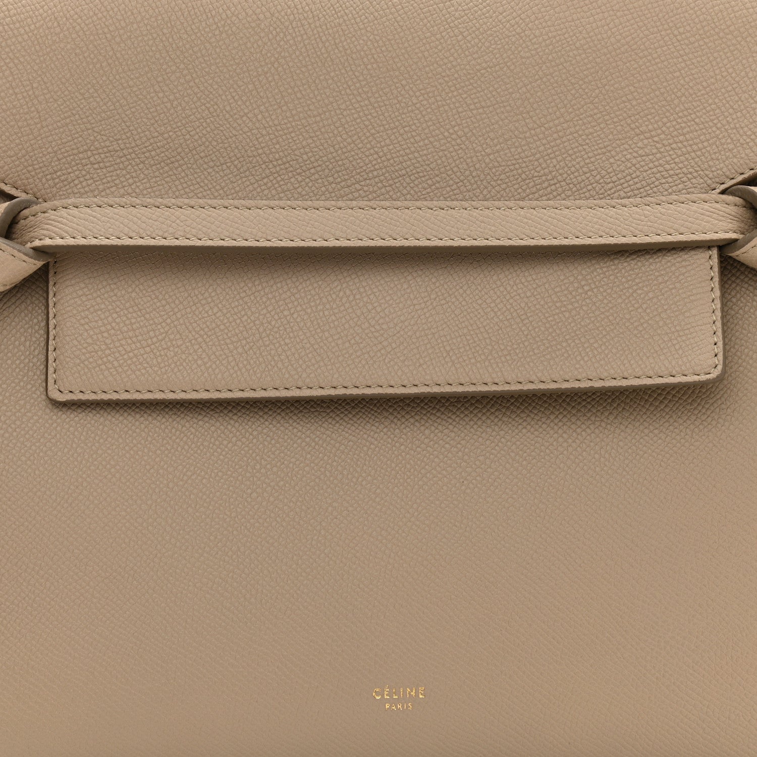 Celine Grained Calfskin Mini Belt Bag Dune 9 of 11