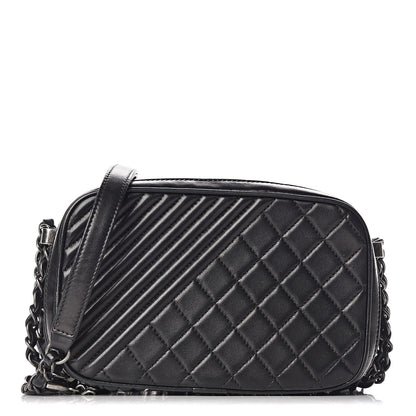 Chanel Lambskin Small Coco Boy Camera Case Black 1 of 11