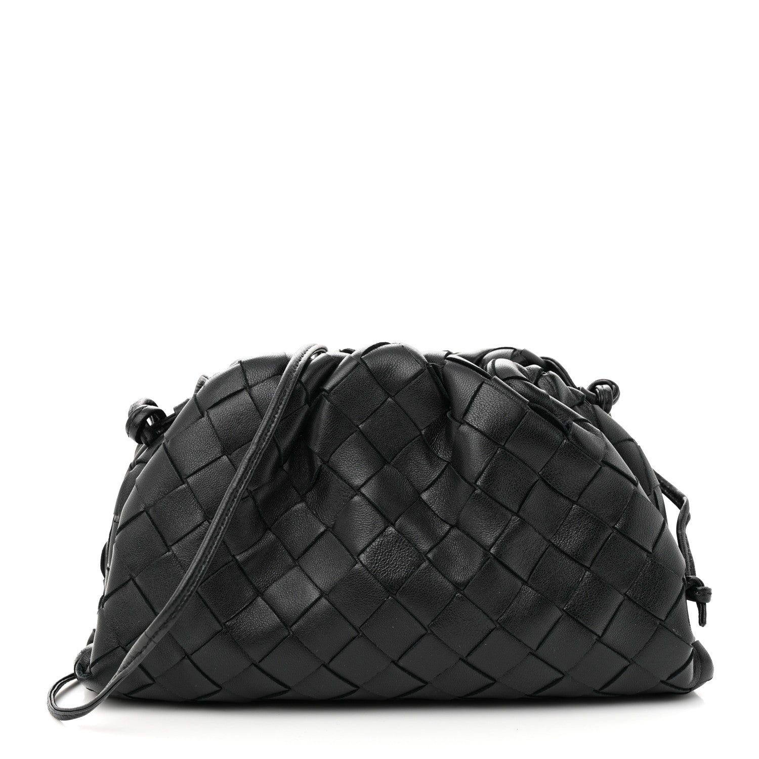 Bottega Veneta Nappa Intrecciato The Mini Pouch Black 1 of 12