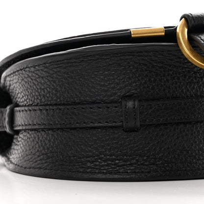 Chloe Calfskin Nano Marcie Saddle Bag Black 9 of 11