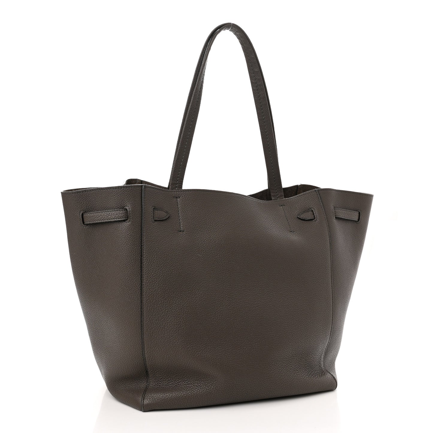 Soft Grained Calfskin Small Belt Cabas Phantom Taupe