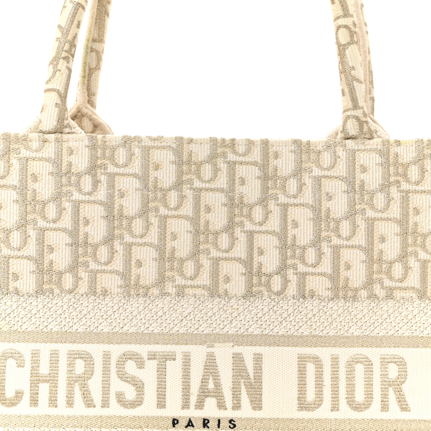 Christian Dior Oblique Medium Book Tote Gold Multicolor 8 of 14