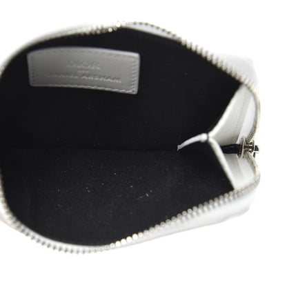 Christian Dior X DANIEL ARSHAM Grained Calfskin Zip Charm White 5 of 9