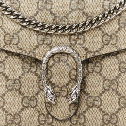 Gucci GG Supreme Monogram Mini Dionysus Chain Wallet Beige Taupe 8 of 10