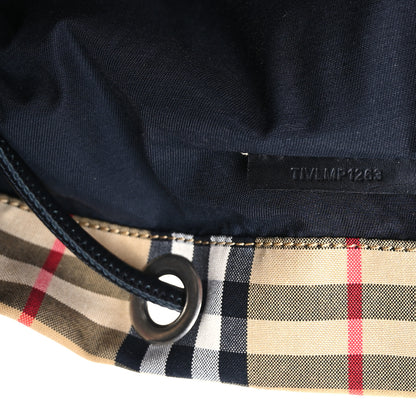 Burberry Canvas Vintage Check Medium Rucksack Backpack Antique Yellow 8 of 11