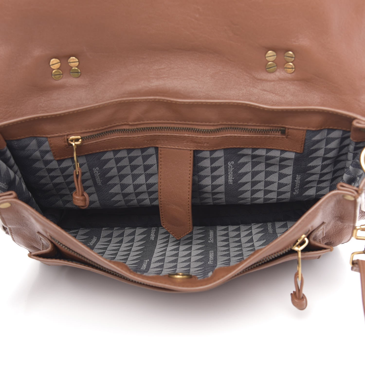 Proenza Schouler Lambskin Medium PS1 Satchel Saddle 5 of 12