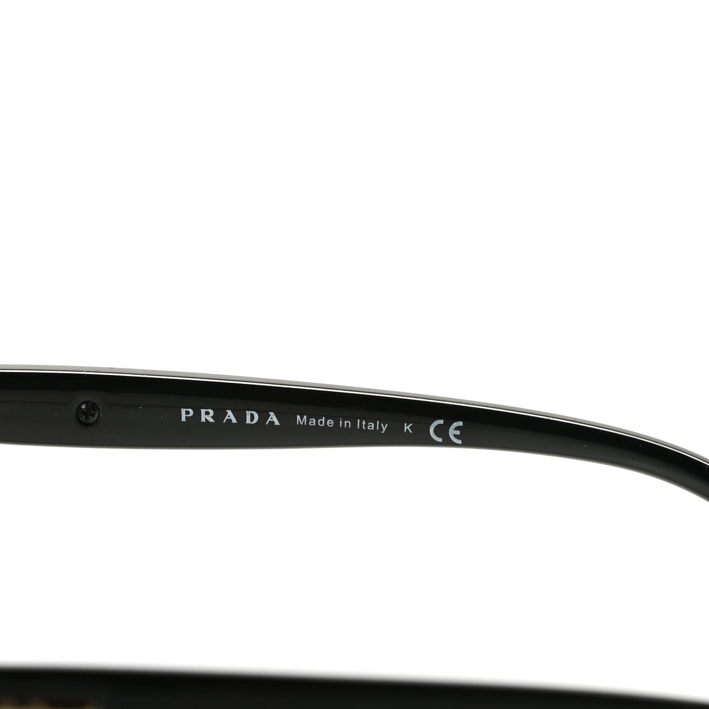 Acetate Square Sunglasses SPR 08O Black
