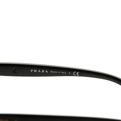 Prada Acetate Square Sunglasses SPR 08O Black 4 of 8