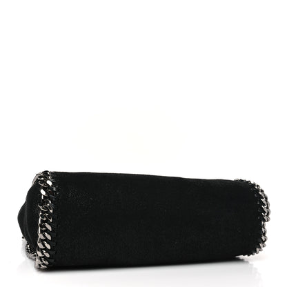 Stella McCartney Shaggy Deer Mini Falabella Fold Over Tote Black 4 of 8