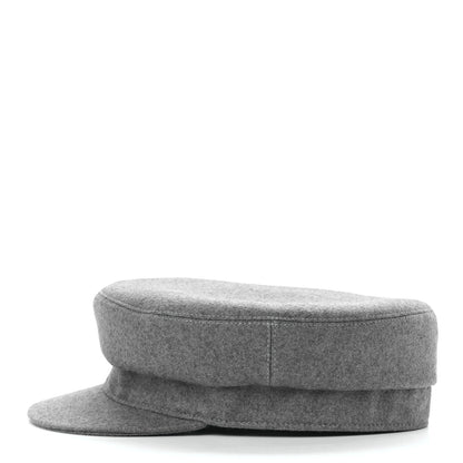 Hermes Cashmere Womens Deauville Cap 58 Bleu Lichen 3 of 9