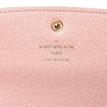 Louis Vuitton Monogram Emilie Wallet Rose Ballerine 6 of 7