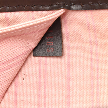 Louis Vuitton Damier Ebene Neo Neverfull MM Rose Ballerine 8 of 11