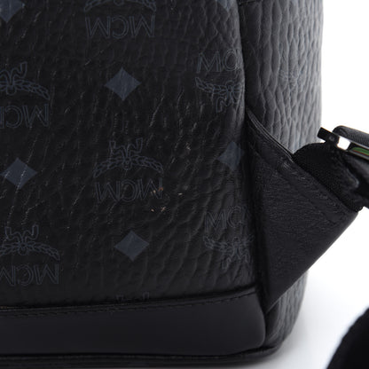 MCM Visetos Studded Small Dual Stark Backpack Black 17 of 19