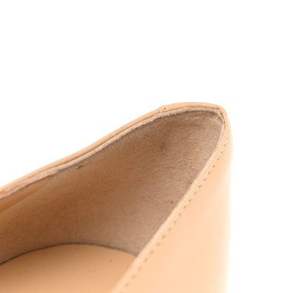 Chanel Lambskin Cap Toe CC Pumps 39 Beige Black 11 of 22