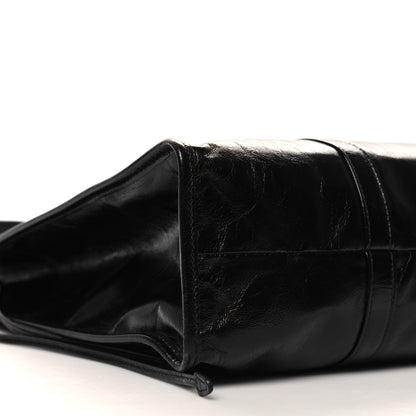 Prada Soft Lux Large Shopping Tote Black 8 of 9