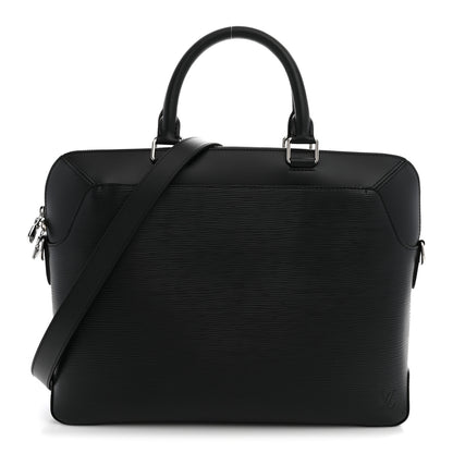 Louis Vuitton Epi Oliver Briefcase Black 1 of 9