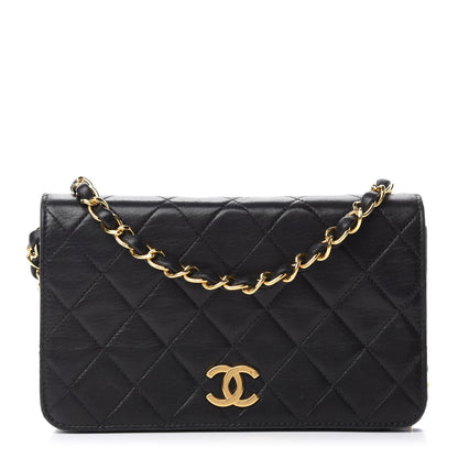 Chanel Lambskin Quilted Mini Flap Black 1 of 13