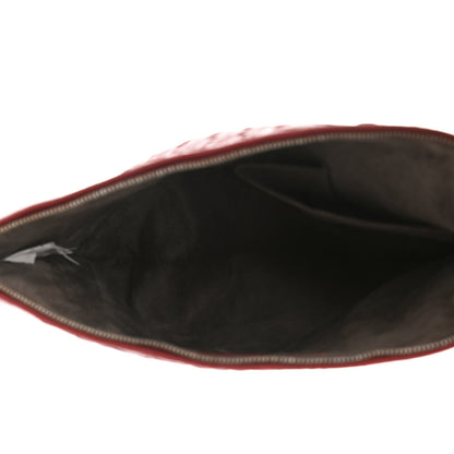 Bottega Veneta Nappa Intrecciato Shoulder Bag Red 4 of 8
