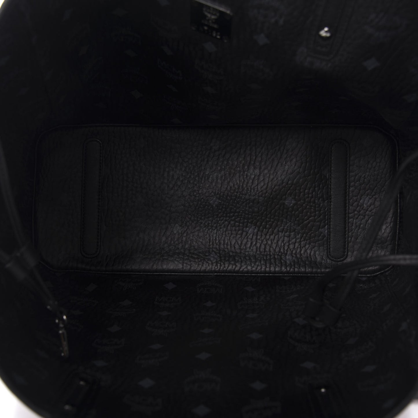 Metallic Galaxy Visetos Medium Project Reversible Shopper Tote Black Multicolor
