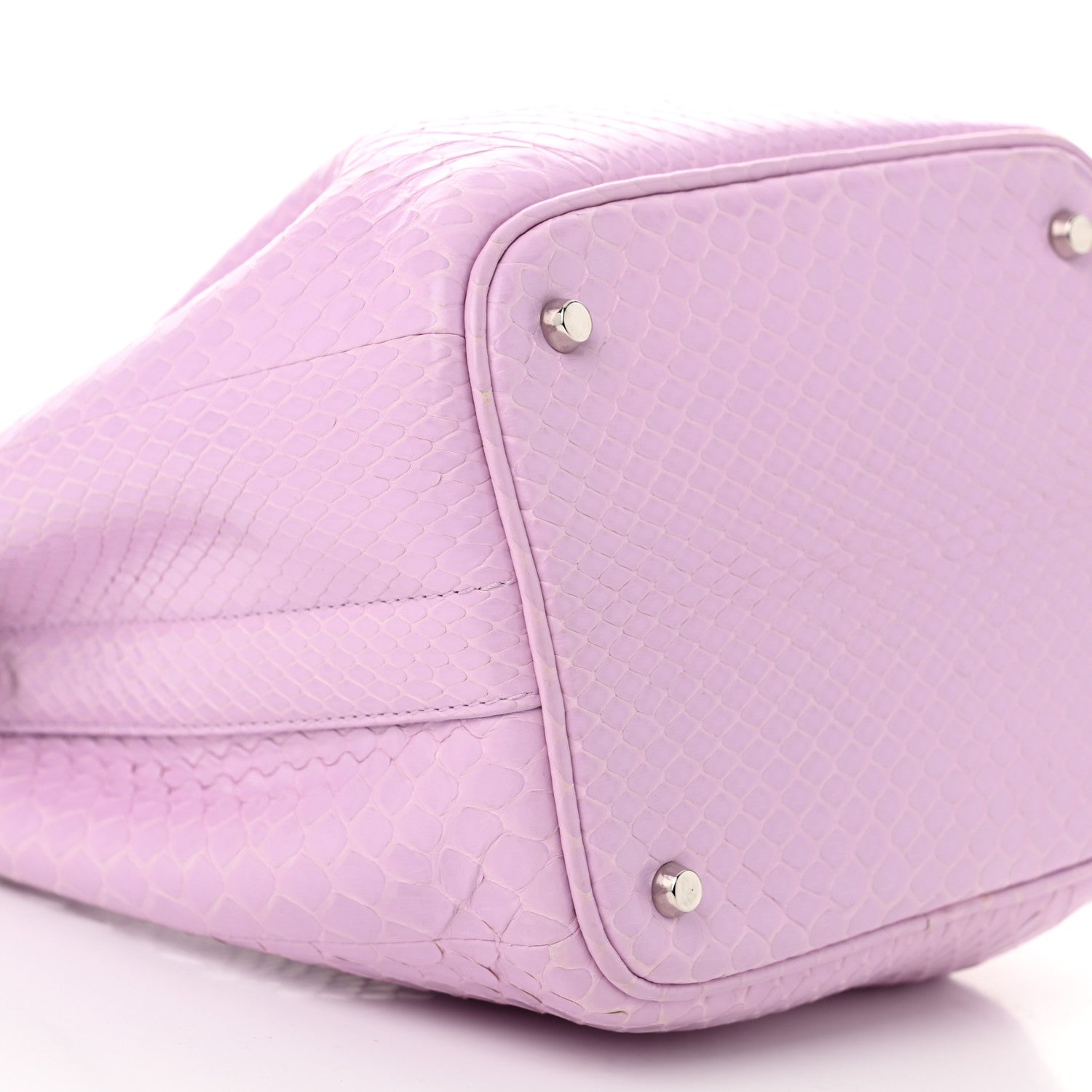 Christian Dior Snakeskin Small Diorific Bucket Bag Pink 10 of 11