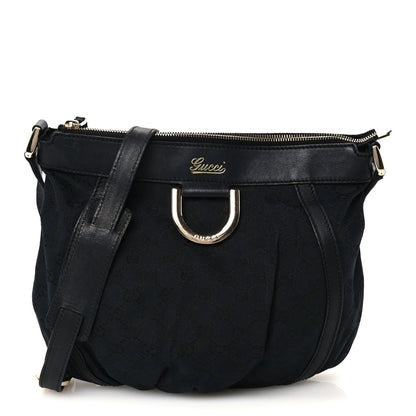 Gucci Monogram Small D Gold Ring Messenger Black 1 of 10