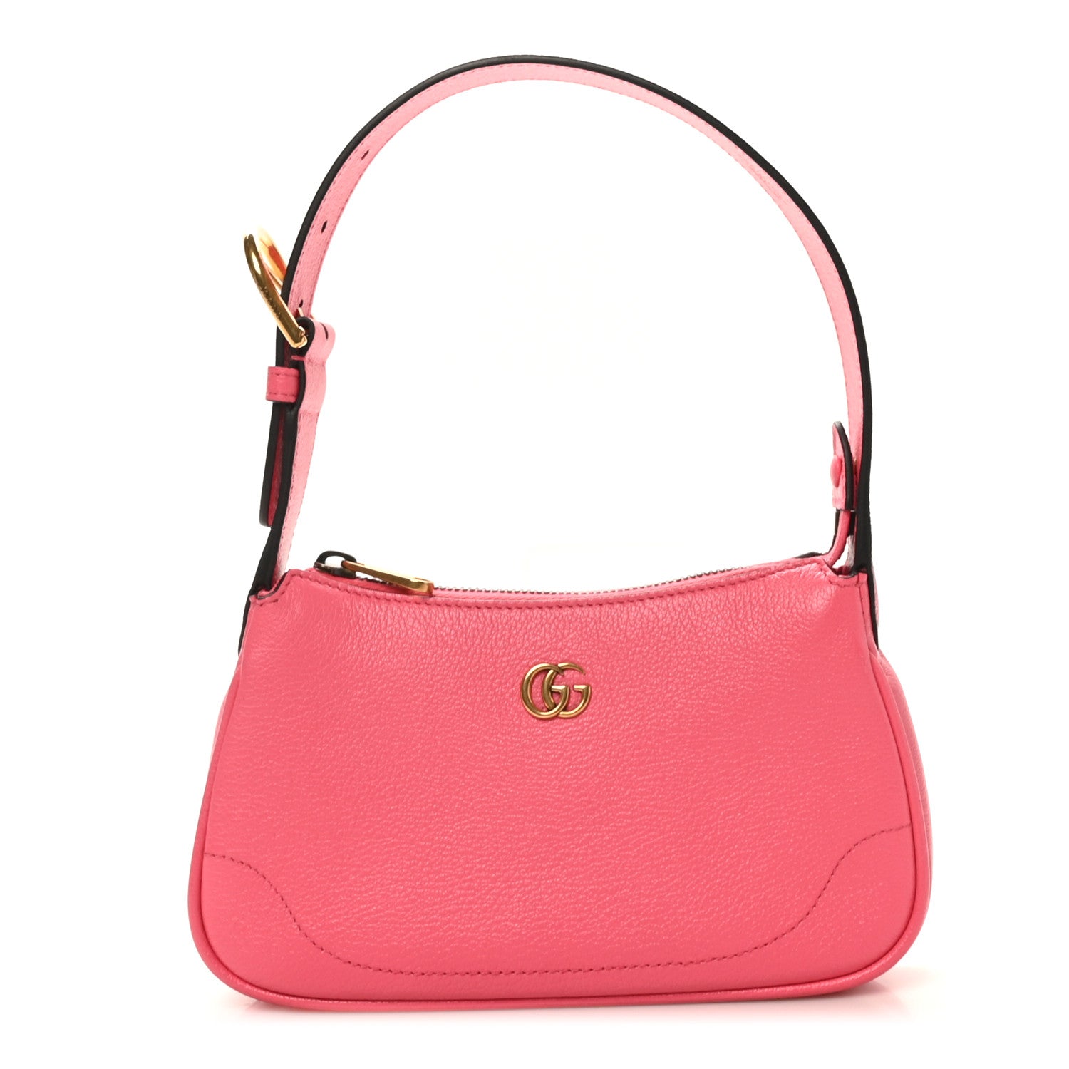 Gucci Goatskin Mini Aphrodite Shoulder Bag Rhodamine Pink 1 of 11