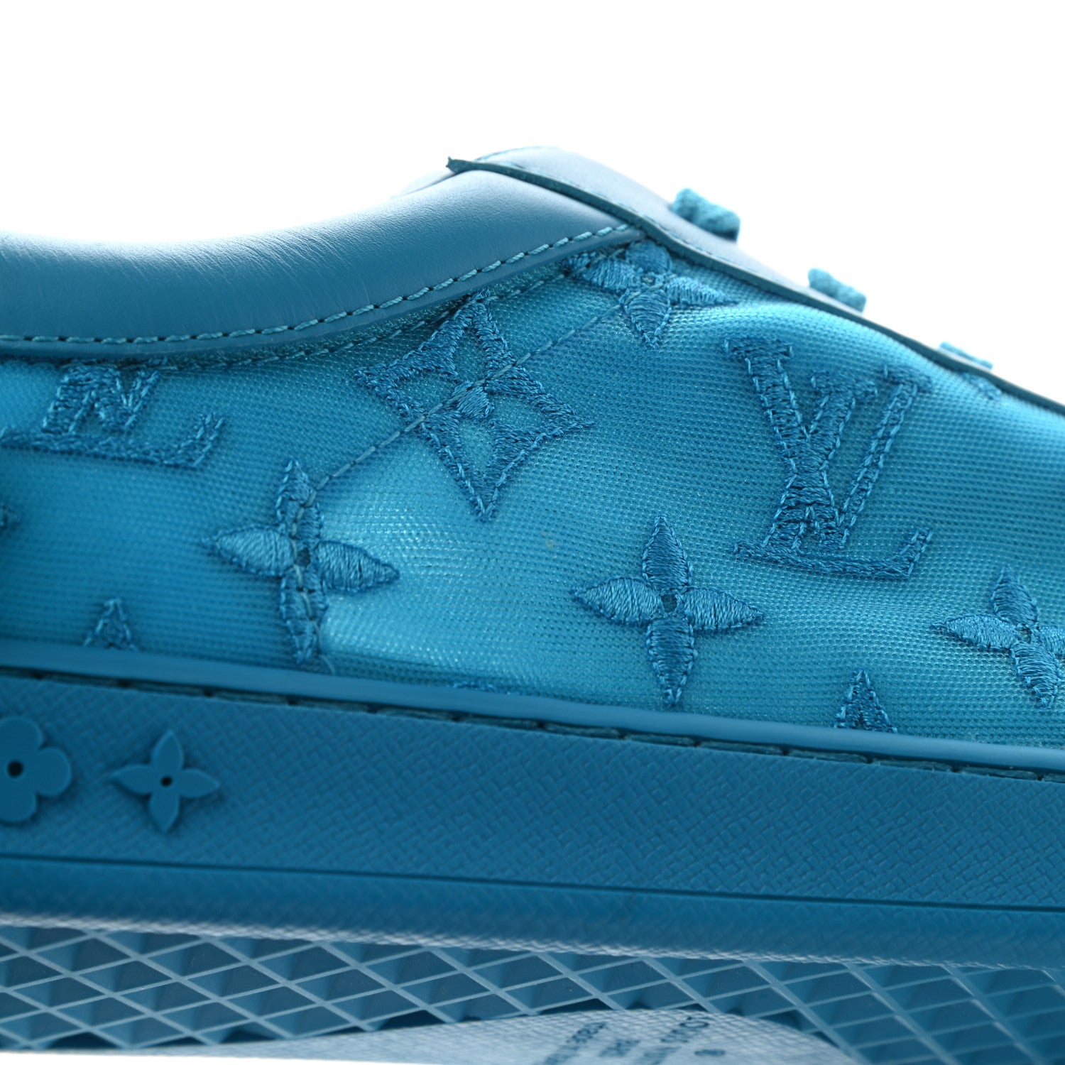 Louis Vuitton Monogram Luxembourg Sneaker 8.5 Blue 10 of 10