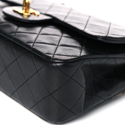 Chanel Lambskin Quilted Small Double Flap Black 11 of 18