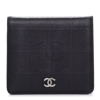 Chanel Embossed Lambskin Travel Bi-Fold Wallet Black 1 of 12