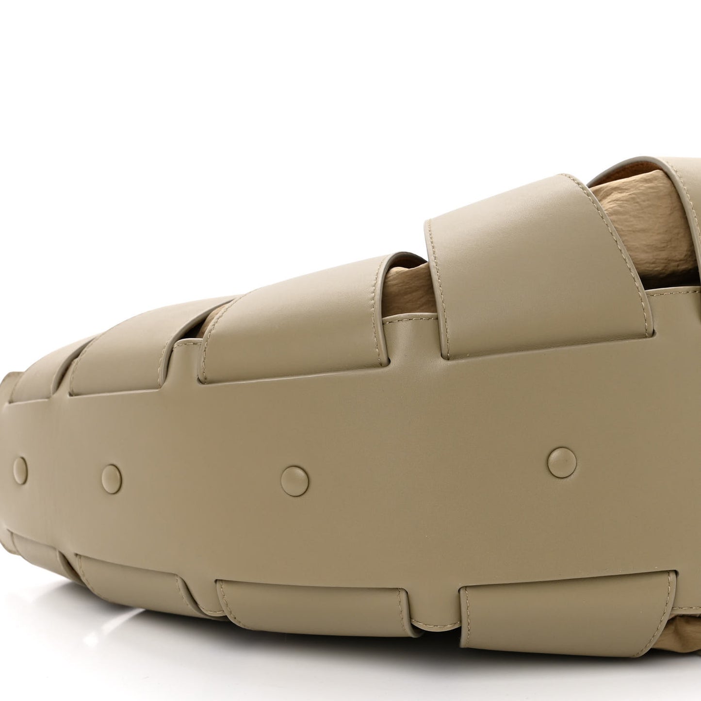 French Calfskin Shell Bag Taupe