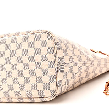 Louis Vuitton Damier Azur Neo Neverfull MM Rose Ballerine 12 of 12