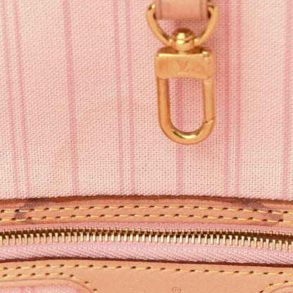 Louis Vuitton Damier Azur Neo Neverfull MM Rose Ballerine 12 of 12