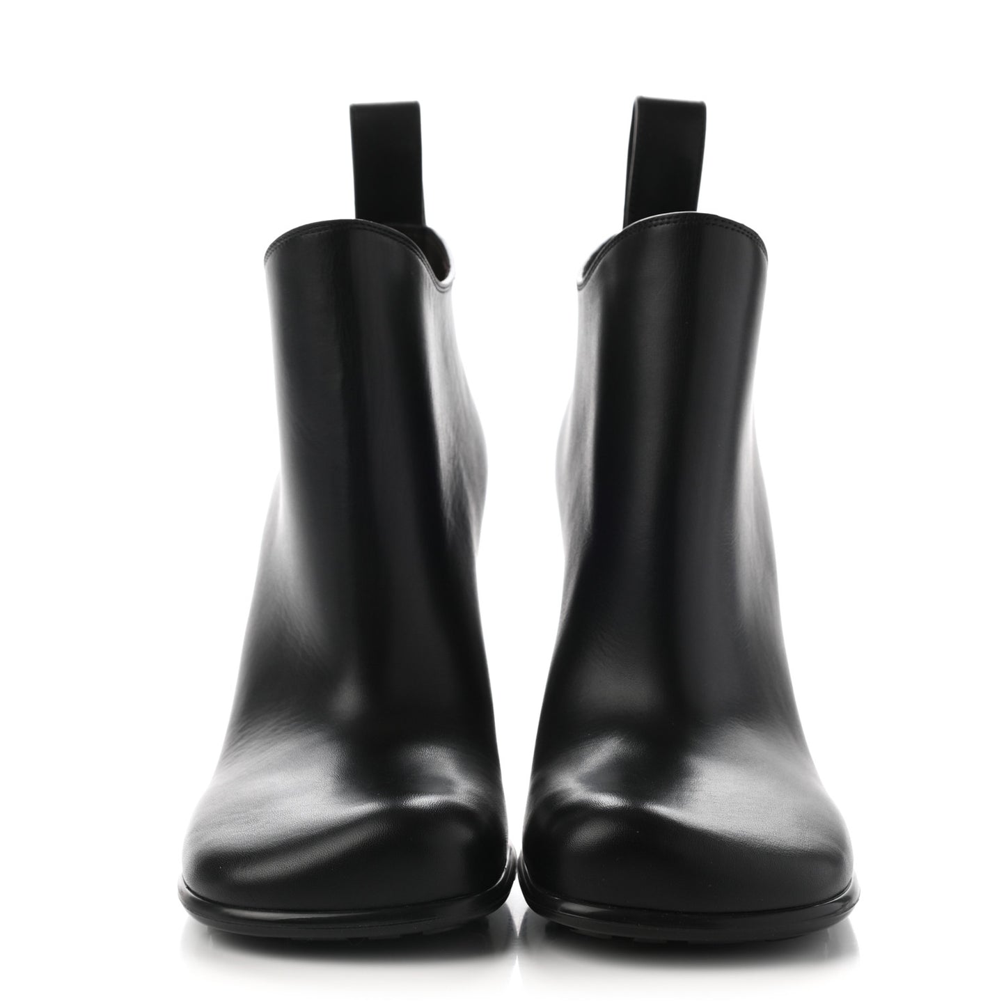 Calfskin Storm Ankle Boots 38 Black