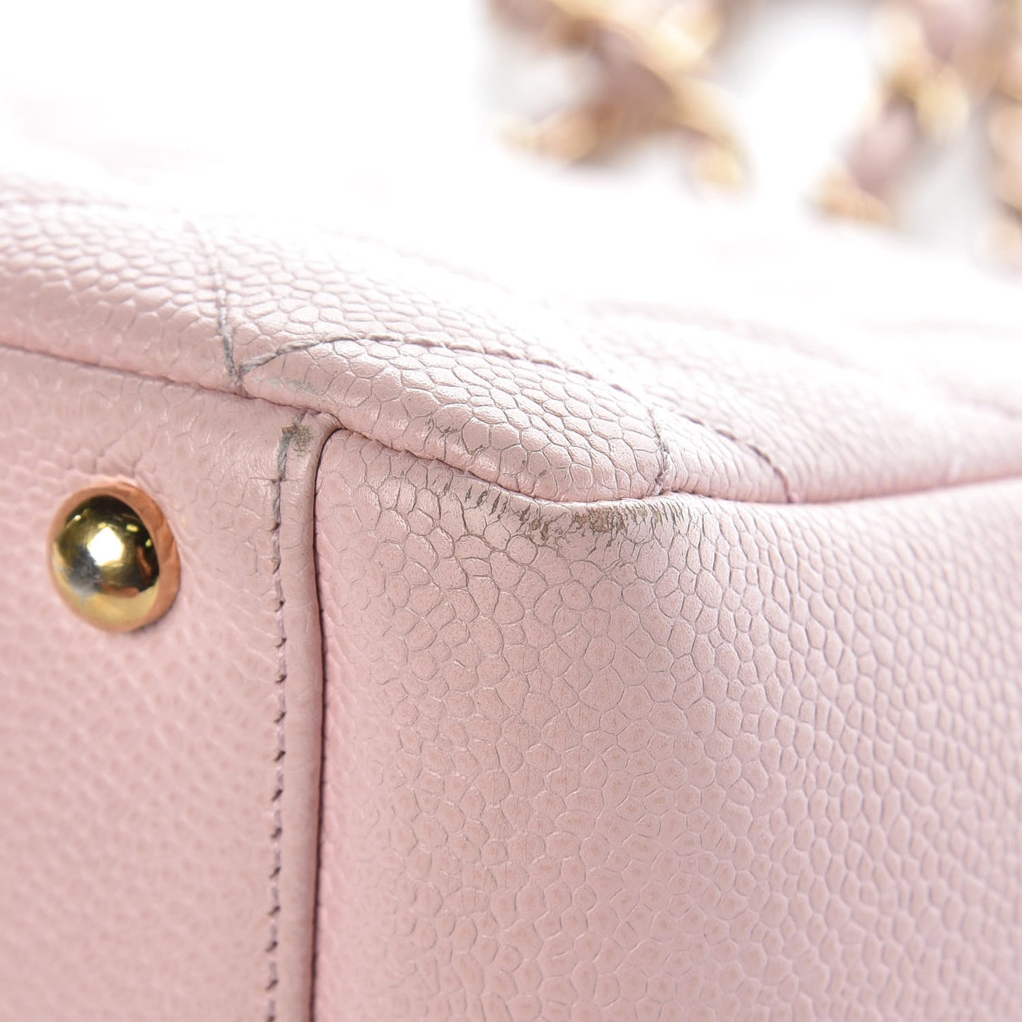 Caviar Quilted Petit Timeless Shopping Tote PTT Pink