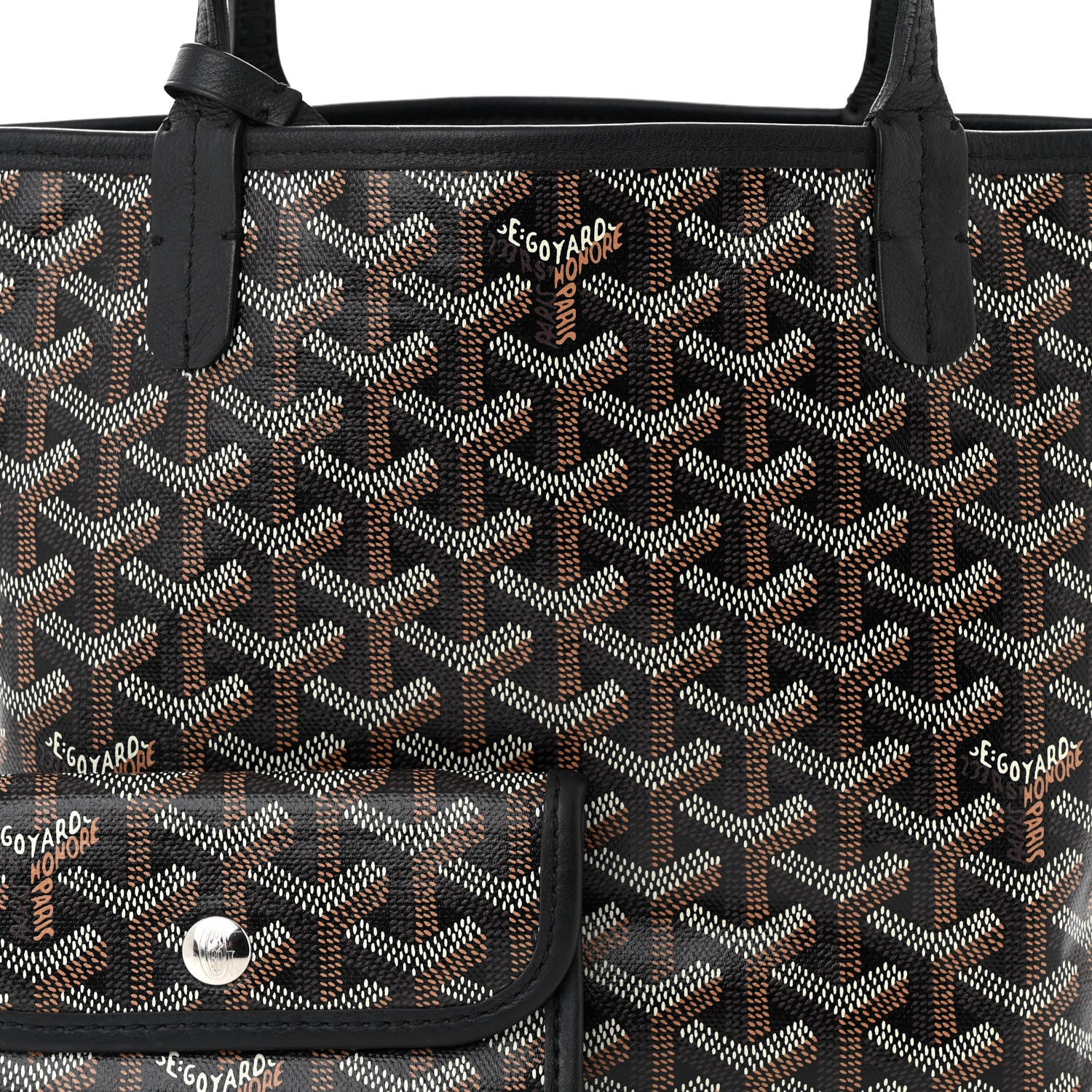 Goyard Goyardine Reversible Mini Anjou Black 13 of 18