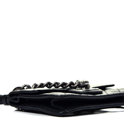 Chanel Caviar Quilted Small Retro Class Flap Dark Black 9 of 10