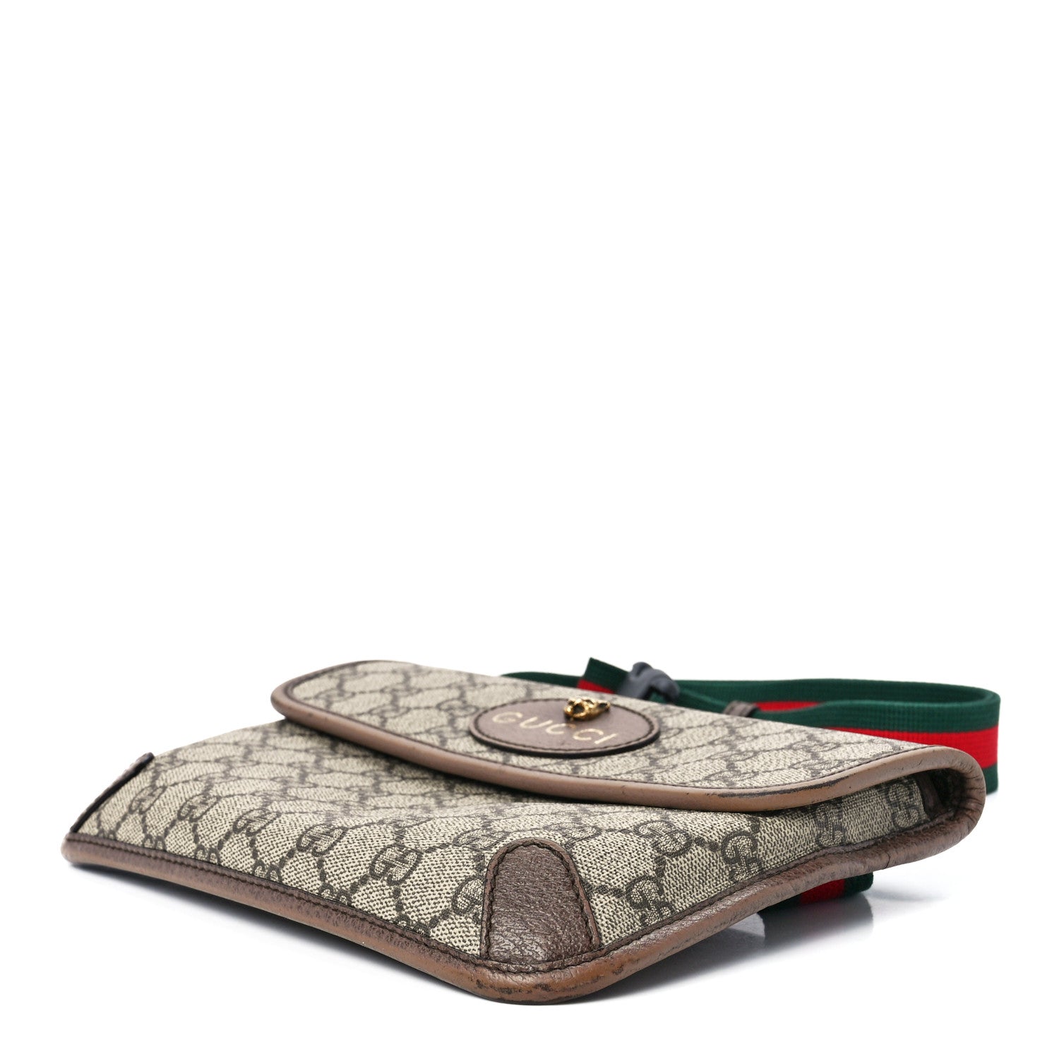 Gucci GG Supreme Monogram Neo Vintage Web Belt Bag Brown 9 of 11