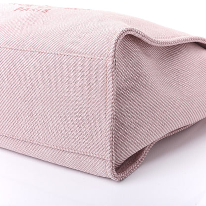 Chanel Mixed Fibers Calfskin Medium Deauville Tote Rose Pink 6 of 9