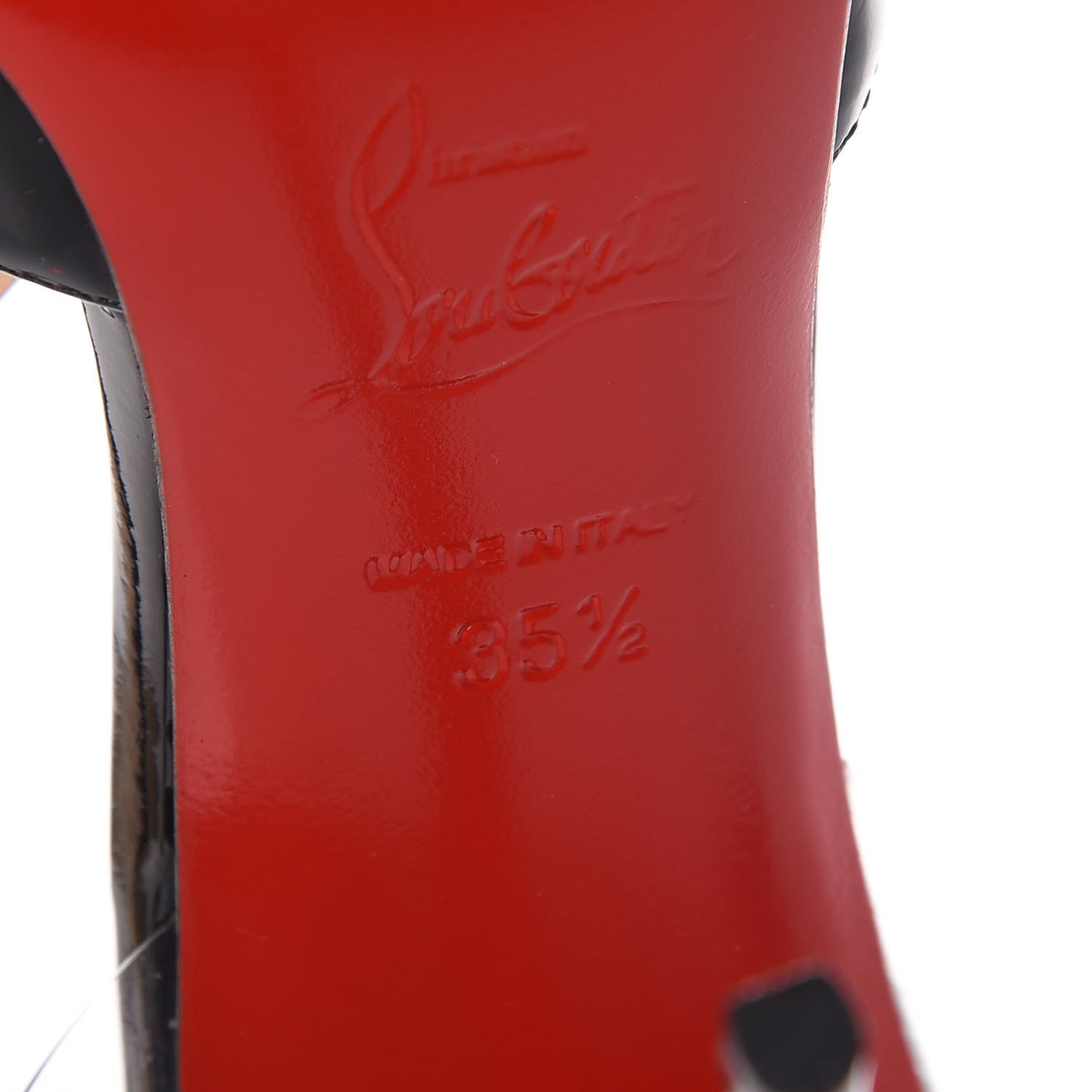 Patent PVC Cupidetta 100 Pumps 35.5 Black