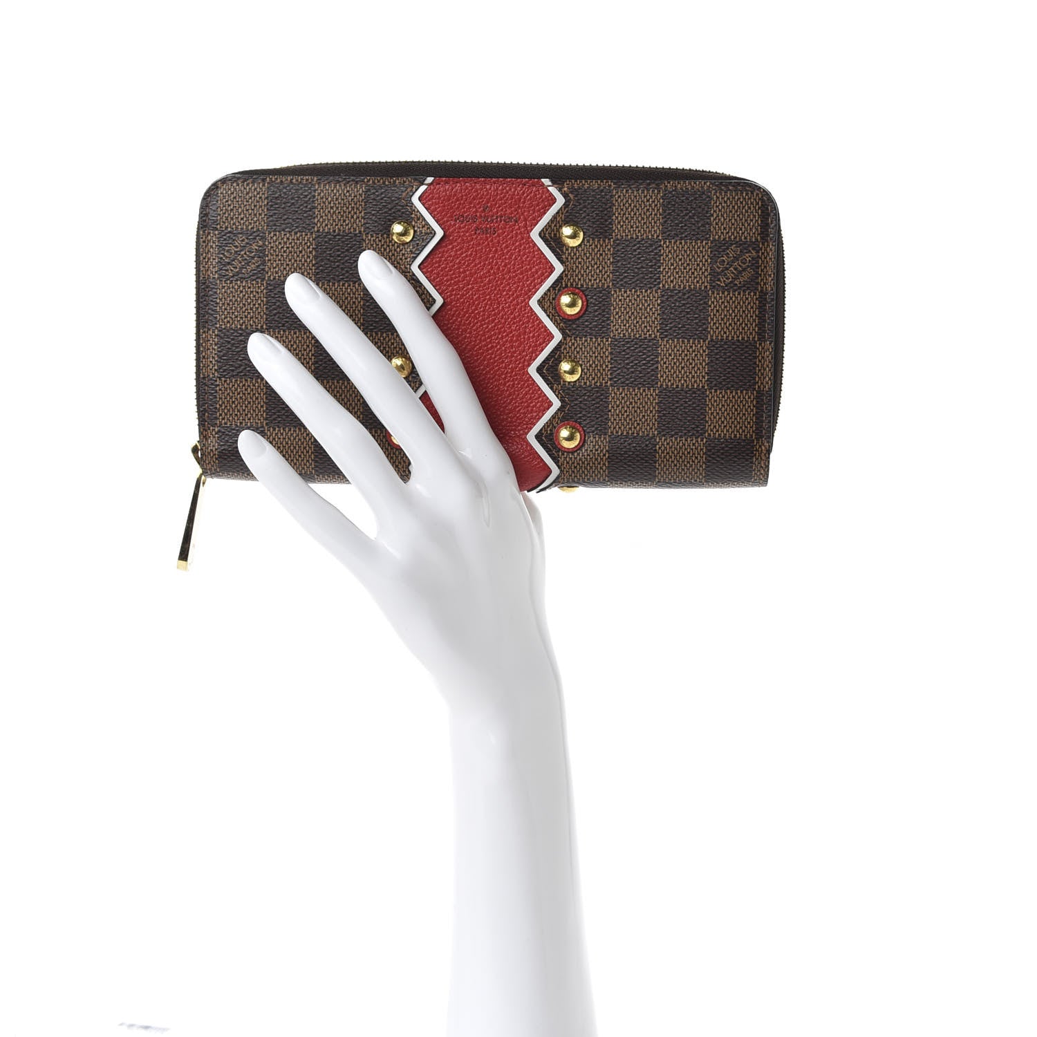 Louis Vuitton Damier Ebene Karakoram Zippy Wallet 2 of 7