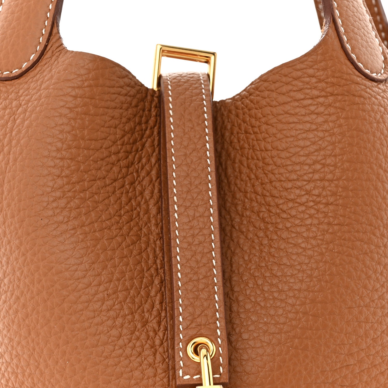 Hermes Taurillon Clemence Picotin Lock 18 PM Gold 7 of 11